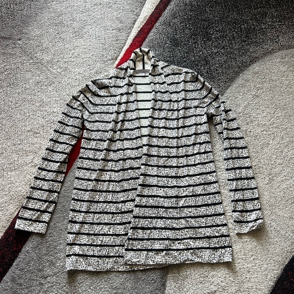 Neiman Marcus Cashmere Collection Open Front Cardigan